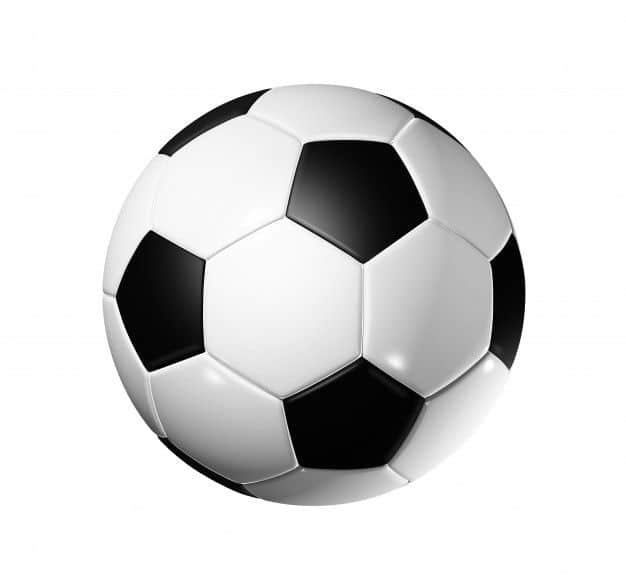 , Football  Ballon de futebol 3d isolé sans blanc avec tracé de parcours |  Photo Premium
|Pinterest